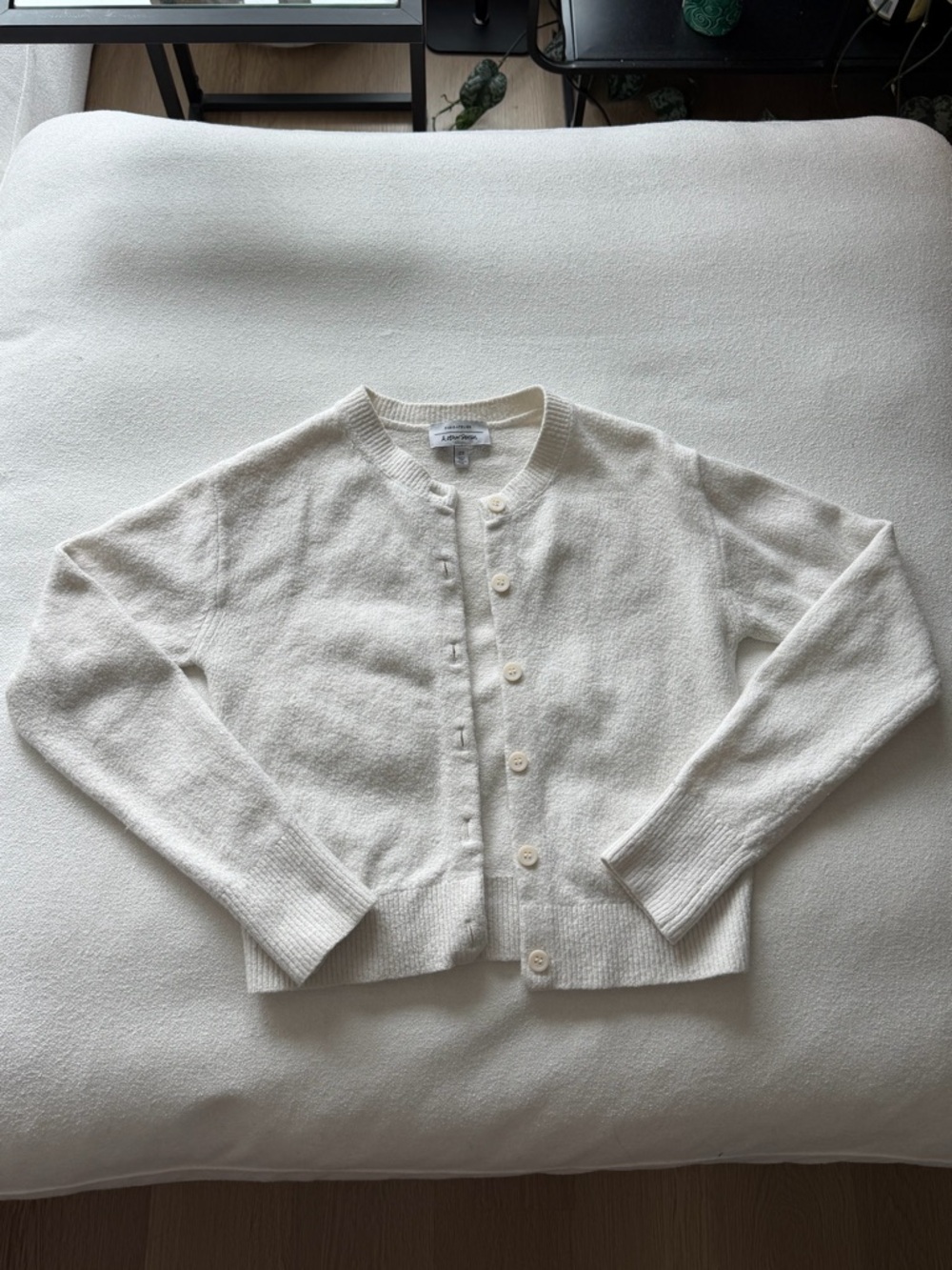 & other stories Button Up Knit Cardigan cardigan white ivory size XS